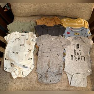 Bundle of 8 size Newborn onsies!